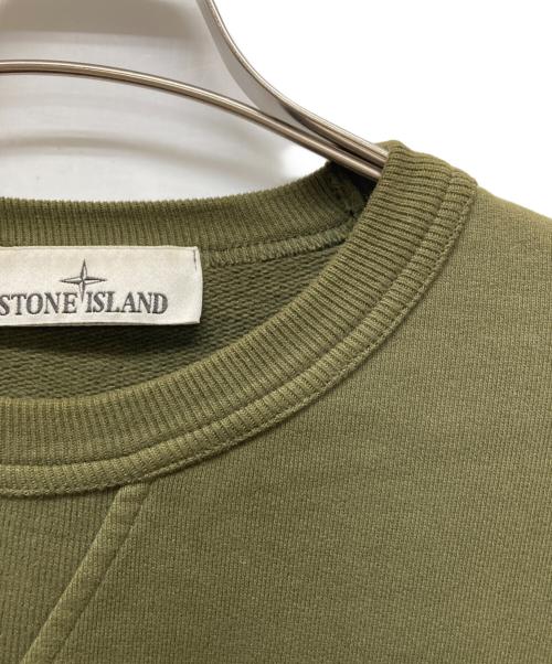 STONE ISLAND（ストーンアイランド）STONE ISLAND (ストーンアイランド) CREW NECK SWEAT オリーブ サイズ:Sの古着・服飾アイテム