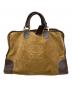 LOEWE（ロエベ）の古着「アナグラムスウェードハンドバッグ」｜ブラウン