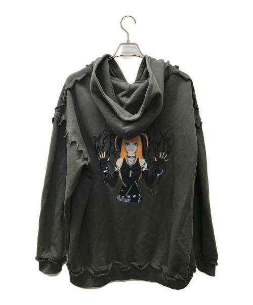 REFLEM（レフレム）REFLEM (レフレム) DEATH NOTE (デスノート) 弥 海砂 ジップアップパーカー グレー サイズ:Ｆの古着・服飾アイテム