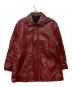 stein（シュタイン）の古着「LEATHER ZIP JACKET」｜レッド