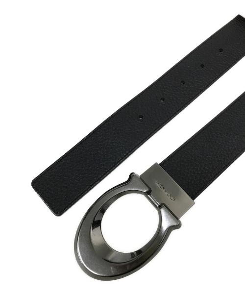 COACH（コーチ）COACH (コーチ) シグネチャー バックル カット トゥ サイズ リバーシブル ベルト ブラウン サイズ:42の古着・服飾アイテム