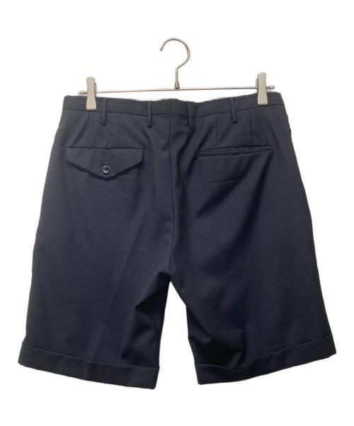 INCOTEX（インコテックス）INCOTEX (インコテックス) トロピカル ノープリーツ ショートパンツ ブラック サイズ:48の古着・服飾アイテム