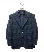 TAGLIATOREタリアトーレ）の古着「カシミヤ混2Bジャケット」｜グリーン