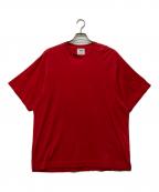 Y-3ワイスリー）の古着「バックロゴプリントカットソー」｜レッド