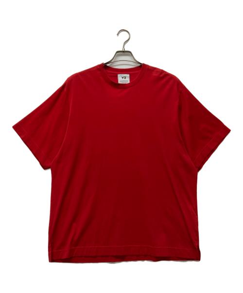 Y-3（ワイスリー）Y-3 (ワイスリー) バックロゴプリントカットソー レッド サイズ:Mの古着・服飾アイテム