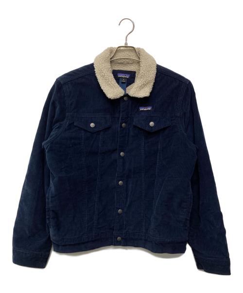 Patagonia（パタゴニア）Patagonia (パタゴニア) メンズ・パイル・ラインド・トラッカー・ジャケット ネイビー サイズ:Mの古着・服飾アイテム