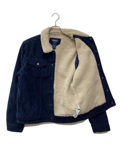 Patagonia（パタゴニア）Patagonia (パタゴニア) メンズ・パイル・ラインド・トラッカー・ジャケット ネイビー サイズ:Mの古着・服飾アイテム
