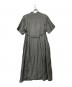 MACPHEE (マカフィー) コットンリネンソリッド スタンドカラーシャツワンピース グレー サイズ:SIZE 36：6000円