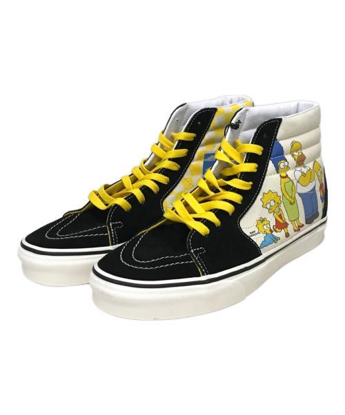 VANS（ヴァンズ）VANS (バンズ) The Simpsons (ザ シンプソンズ) Sk8-Hi 'Simpsons Family 1987-2020' ホワイト×ブラック サイズ:SIZE 26.5cmの古着・服飾アイテム