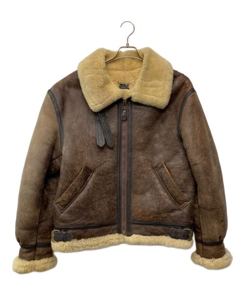 AVIREX（アヴィレックス）AVIREX (アヴィレックス) TYPEB-3ムートンフライトジャケット ブラウン サイズ:42の古着・服飾アイテム