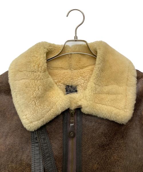 AVIREX（アヴィレックス）AVIREX (アヴィレックス) TYPEB-3ムートンフライトジャケット ブラウン サイズ:42の古着・服飾アイテム