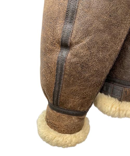 AVIREX（アヴィレックス）AVIREX (アヴィレックス) TYPEB-3ムートンフライトジャケット ブラウン サイズ:42の古着・服飾アイテム