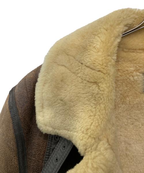 AVIREX（アヴィレックス）AVIREX (アヴィレックス) TYPEB-3ムートンフライトジャケット ブラウン サイズ:42の古着・服飾アイテム