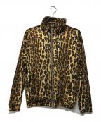 WACKO MARIA RUDEESワコマリア）の古着「レオパード柄ベロアジャケット」｜ブラウン×ブラック