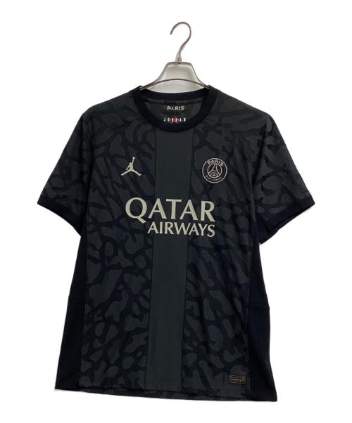 JORDAN（ジョーダン）JORDAN (ジョーダン) Paris Saint-Germain (パリサンジェルマン) ゲームシャツ ブラック サイズ:Lの古着・服飾アイテム