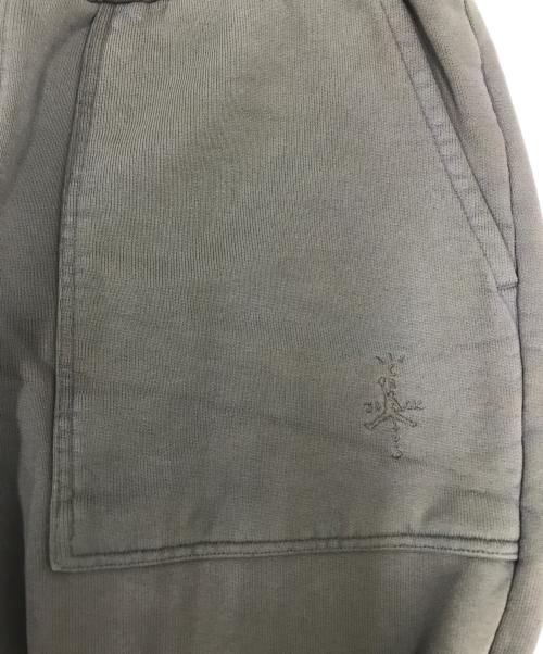JORDAN（ジョーダン）JORDAN (ジョーダン) Travis Scott (トラヴィススコット) フリーススウェットパンツ グリーン サイズ:SIZE Mの古着・服飾アイテム