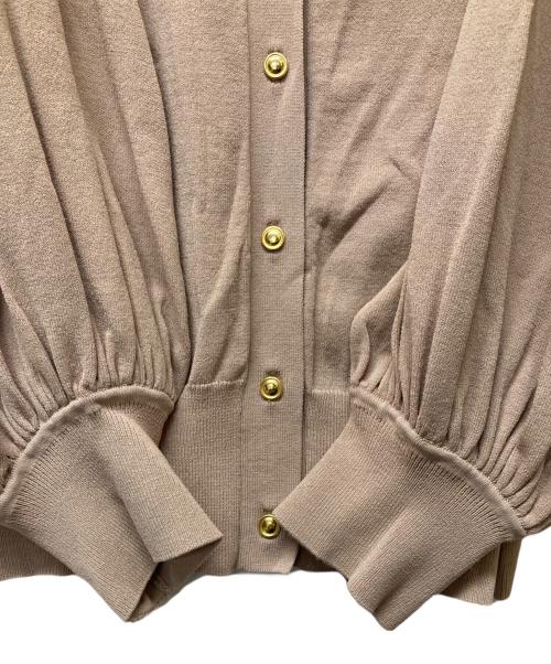 ANAYI（アナイ）ANAYI (アナイ) レーヨンナイロンスリットスリーブカーディガン ピンク サイズ:38の古着・服飾アイテム