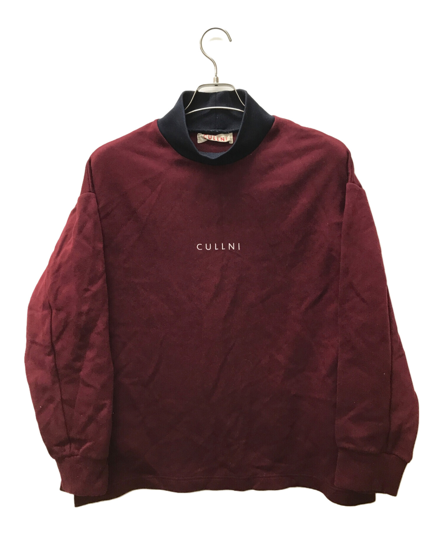 CULLNI (クルニ) モックネックスウェット レッド サイズ:1