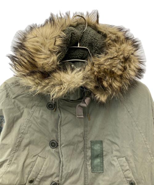 POLO RALPH LAUREN（ポロ・ラルフローレン）POLO RALPH LAUREN (ポロ・ラルフローレン) ミリタリーダウンジャケット カーキ サイズ:S/Pの古着・服飾アイテム