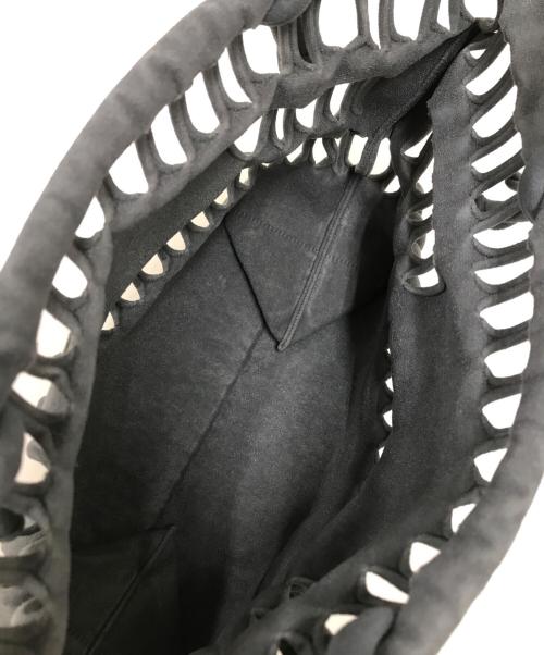 beautiful people（ビューティフルピープル）beautiful people (ビューティフルピープル) ショッピングバスケットバッグ グレーの古着・服飾アイテム