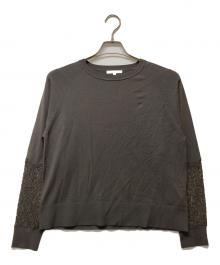 自由区（ジユウク）の古着「レースコンビニット」｜グレー