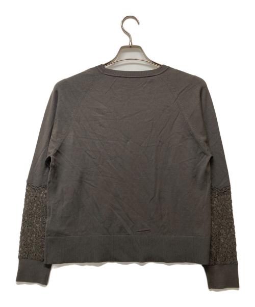 自由区（ジユウク）自由区 (ジユウク) レースコンビニット グレー サイズ:38の古着・服飾アイテム