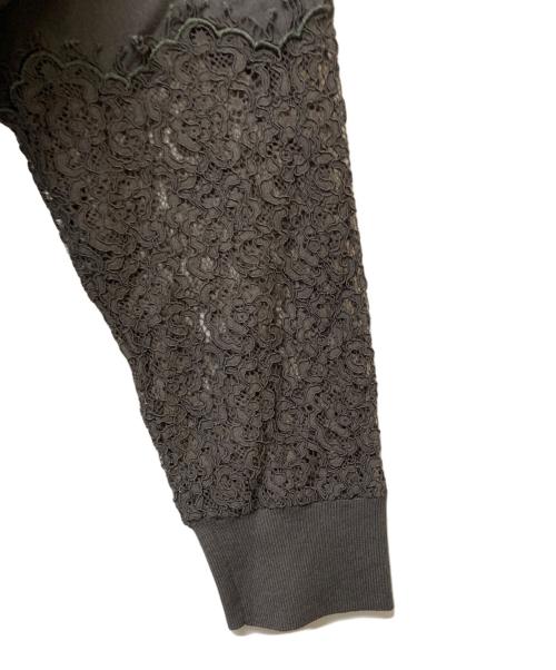 自由区（ジユウク）自由区 (ジユウク) レースコンビニット グレー サイズ:38の古着・服飾アイテム