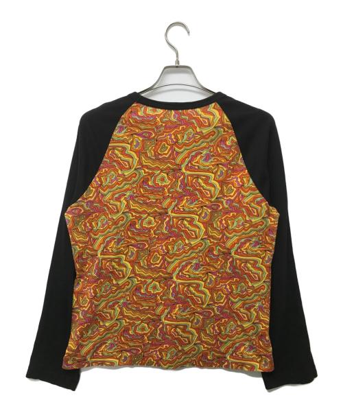COMME des GARCONS HOMME PLUS（コムデギャルソンオムプリュス）COMME des GARCONS HOMME PLUS (コムデギャルソンオムプリュス) アーカイブ総柄長袖カットソー オレンジ×ブラック サイズ:SIZE 不明の古着・服飾アイテム