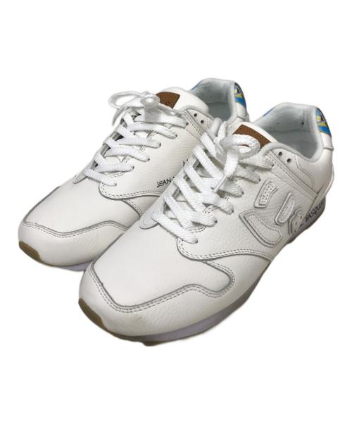 Sangacio（サンガッチョ）SANGACIO (サンガッチョ) BASQUIAT (バスキア) にゅ～ずバスキアスニーカー ホワイト サイズ:SIZE 27.5cmの古着・服飾アイテム