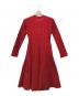 CELFORD（セルフォード）の古着「ニットフレアワンピース」｜レッド