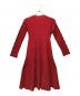 CELFORD (セルフォード) ニットフレアワンピース レッド サイズ:36：6000円