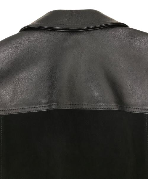 Maison Margiela（メゾンマルジェラ）Maison Margiela (メゾンマルジェラ) パネル スタジアムジャケット ブラック サイズ:46の古着・服飾アイテム