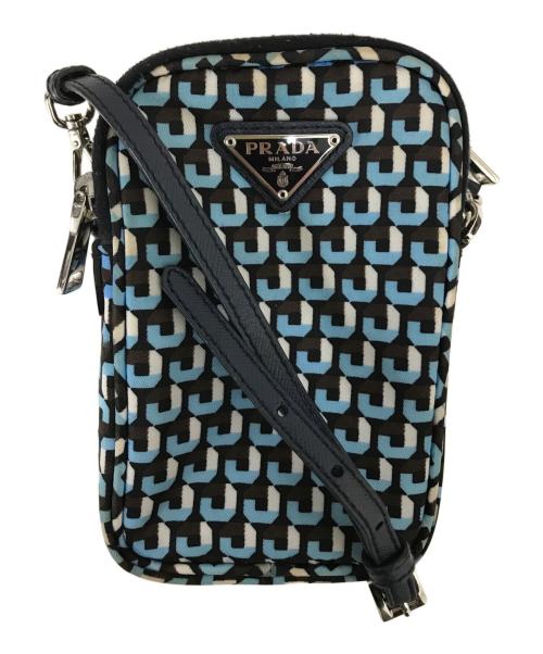 PRADA（プラダ）PRADA (プラダ) ミニショルダーバッグ/Multi Pochette Bag ブルーの古着・服飾アイテム