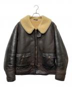 Willis&Geigerウィルスガイガー）の古着「M445フライトムートンジャケット」｜ブラウン