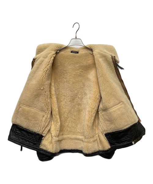 Willis&Geiger（ウィルスガイガー）Willis&Geiger (ウィルスガイガー) M445フライトムートンジャケット ブラウン サイズ:40の古着・服飾アイテム