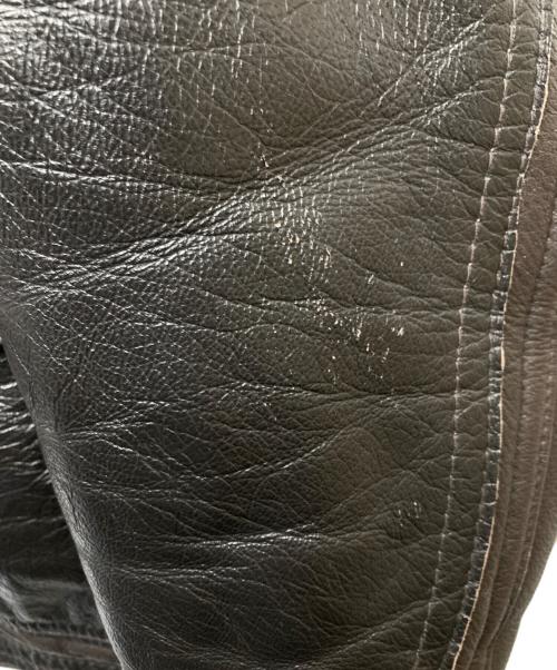 Willis&Geiger（ウィルスガイガー）Willis&Geiger (ウィルスガイガー) M445フライトムートンジャケット ブラウン サイズ:40の古着・服飾アイテム