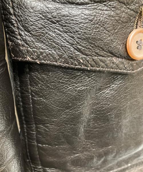 Willis&Geiger（ウィルスガイガー）Willis&Geiger (ウィルスガイガー) M445フライトムートンジャケット ブラウン サイズ:40の古着・服飾アイテム