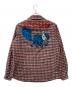 GUCCI (グッチ) Freya Hartas (フレイヤ ハルタス) チェック キルティングジャケット/660434 ZAHBZ レッド×カーキ サイズ:44：38000円