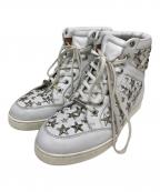 JIMMY CHOOジミーチュウ）の古着「スタースタッズハイカットスニーカー」｜ホワイト