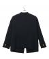 23区 (ニジュウサンク) ノーカラーツイードジャケット ネイビー サイズ:SIZE M：14000円