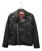 Retro Gradeレトログレード）の古着「ラムレザーライダースジャケット」｜ブラック
