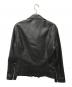 Retro Grade (レトログレード) ラムレザーライダースジャケット ブラック サイズ:SIZE M：16000円