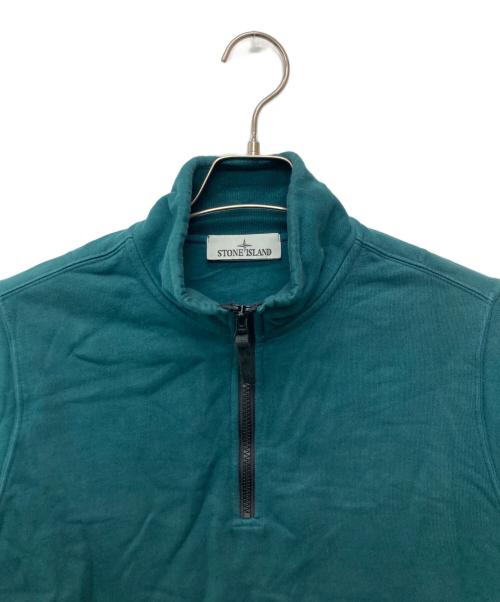 STONE ISLAND（ストーンアイランド）STONE ISLAND (ストーンアイランド) ハーフジップスウェットプルオーバー/791562720 グリーン サイズ:Sの古着・服飾アイテム
