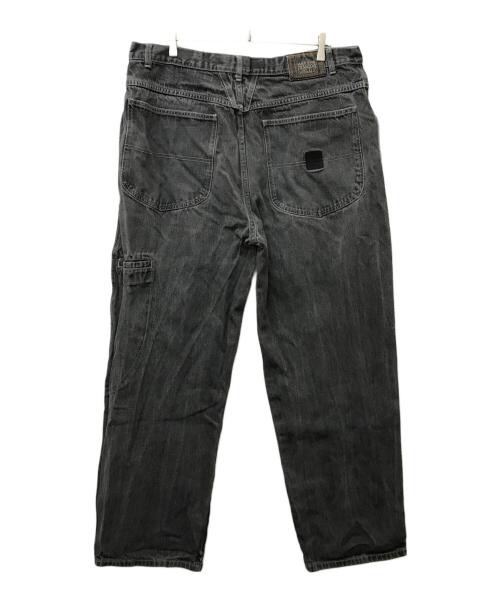 MARITHE+FRANCOIS GIRBAUD（マリテフランソワジルボー）MARITHE+FRANCOIS GIRBAUD (マリテフランソワジルボー) ワイドバギーデニムパンツ ブラック サイズ:SIZE 40の古着・服飾アイテム