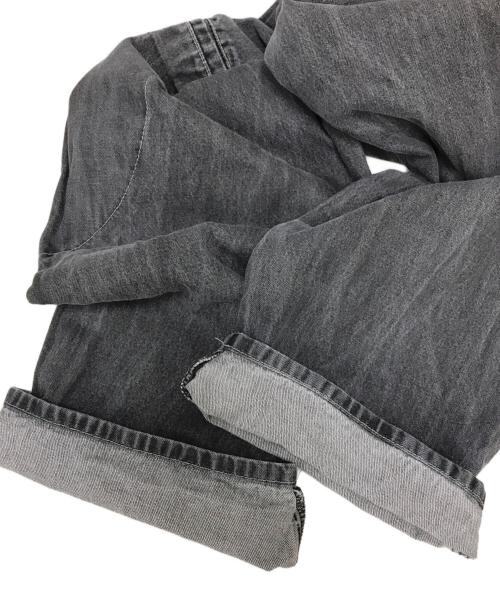 MARITHE+FRANCOIS GIRBAUD（マリテフランソワジルボー）MARITHE+FRANCOIS GIRBAUD (マリテフランソワジルボー) ワイドバギーデニムパンツ ブラック サイズ:SIZE 40の古着・服飾アイテム