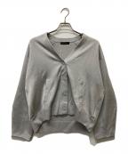 STUNNING LUREスタニングルアー）の古着「メタルヤーンニットブルゾン」｜シルバー