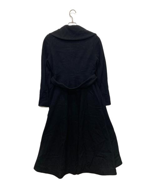 JENNE（ジェンヌ）JENNE (ジェンヌ) ウールドレスコート ブラック サイズ:Sの古着・服飾アイテム