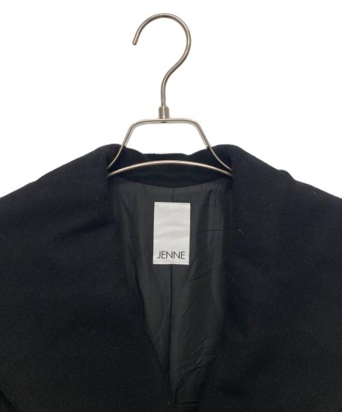 JENNE（ジェンヌ）JENNE (ジェンヌ) ウールドレスコート ブラック サイズ:Sの古着・服飾アイテム