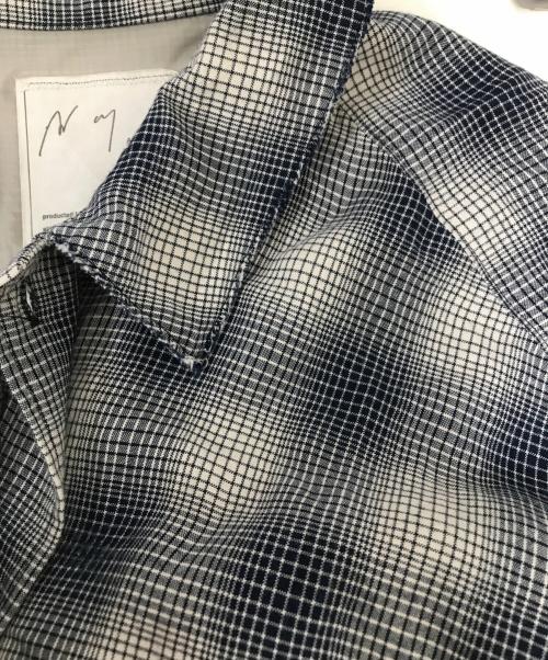 ANCELLM（アンセルム）ANCELLM (アンセルム) WISM 別注 RAYON CHECK SHIRT ブルー サイズ:SIZE 2の古着・服飾アイテム