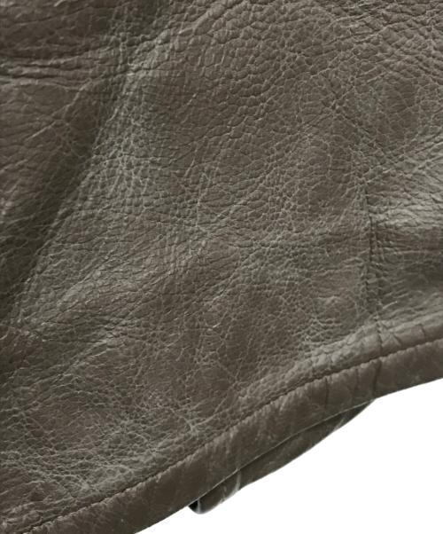 LOST WORLDS（ロストワールド）LOST WORLDS (ロストワールド) M-65タイプレザージャケット ブラウン サイズ:SIZE 40の古着・服飾アイテム